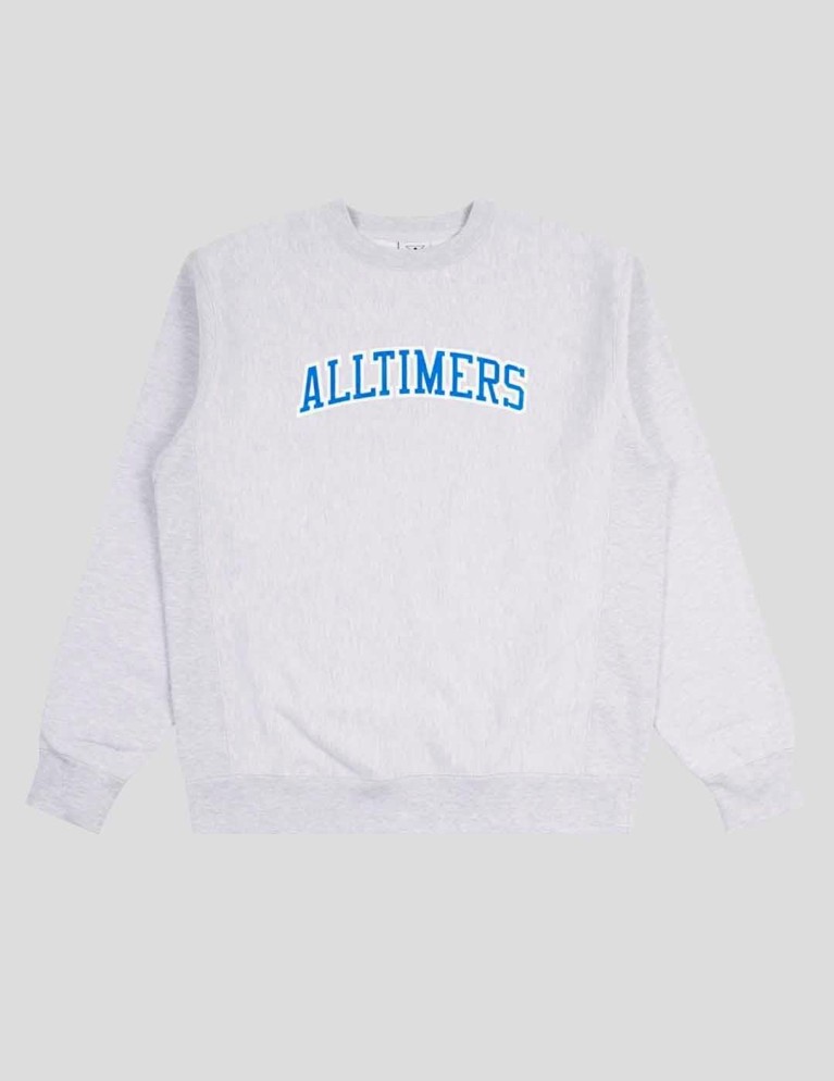 Felpa ALLTIMERs city college crew Heather Grey